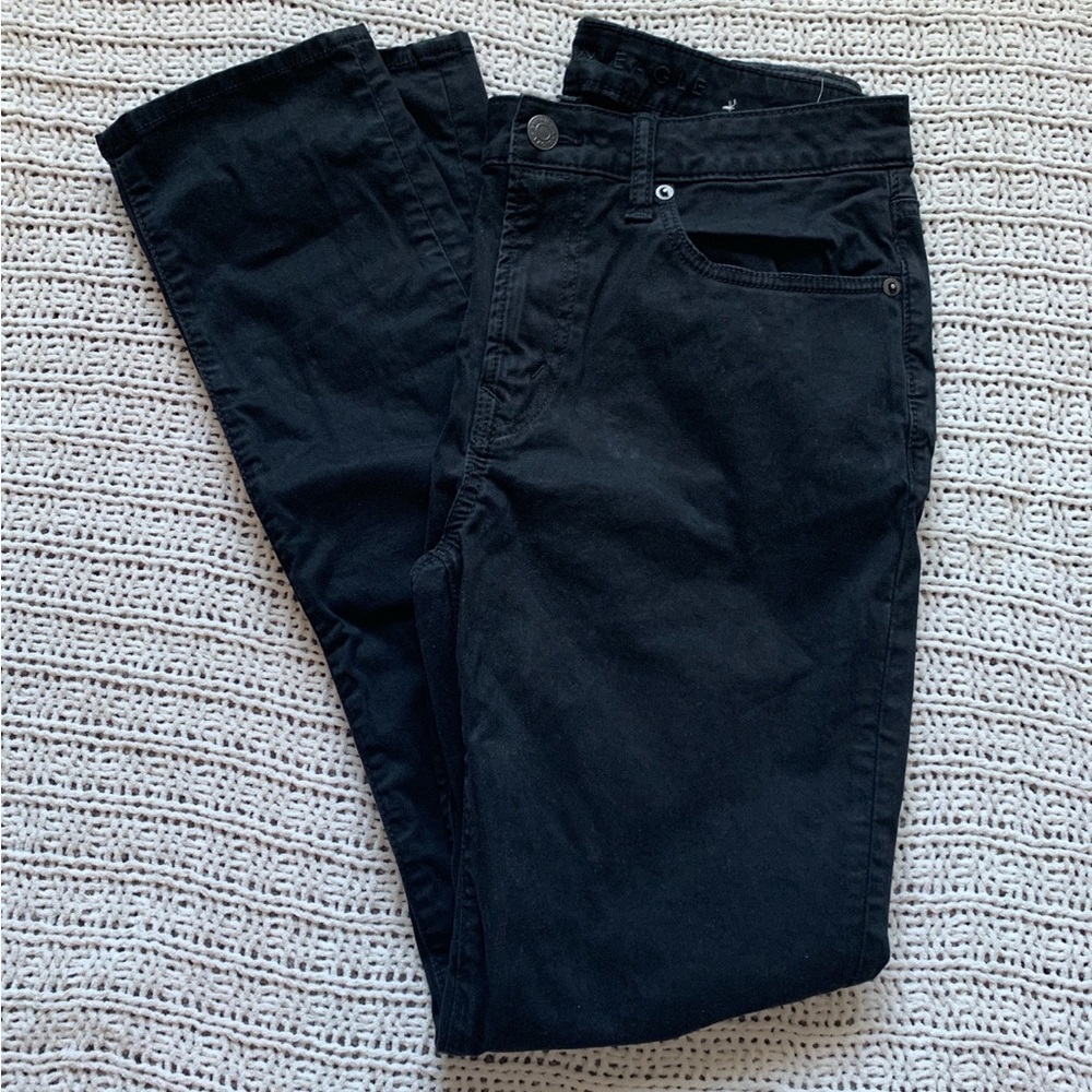 American Eagle Men's Black Jeans